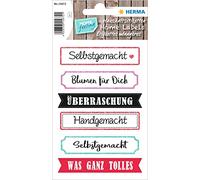 HERMA 15672 Stickers HOME "Surprise" en papier autocollant permanent 2 feuilles/12 stickers