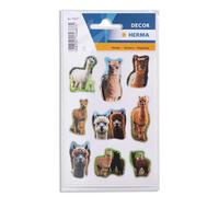 HERMA 15687 Lot de 27 autocollants alpaga petits et grands animaux avec motif amusant de lama - Étiquettes pour enfants pour album photo, journal intime, album de poésie, scrapbooking, anniversaire