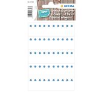 HERMA 15748 Lot de 35 étiquettes autocollantes pour congélation, 76 x 23 mm, 5 par feuille, en papier mat, vierges pour écrire, étiquettes autocollantes pour les produits congelés, blanches