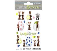 Stickers de Pâques CLASSIC 'Fête des lapins'