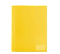 Chemise à lamelle, PP, A4, jaune translucide