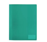 Chemise à lamelle, PP, A4, vert foncé translucide