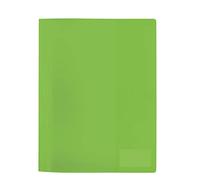 Chemise à lamelle, PP, A4, vert clair translucide