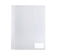 Chemise à lamelle, PP, A4, blanc translucide