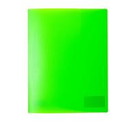 Chemise à lamelle, en PP, A4, vert fluo