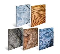 Assortiment de chemises à élastiques 'Nature', A4