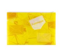 HERMA 20000 dossiers postaux A4 - Lot de 3 dossiers juris pour enfants en plastique avec fermeture éclair et languette d'insertion transparente - En plastique robuste - Pour garçons et filles