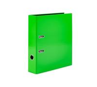 HERMA 20066 Classeur A4 vert fluo, 7 cm de large, motif de classeur à levier en carton avec impression intérieure pour l'école et le bureau, classeur à anneaux stable, pour garçons et filles