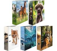 HERMA 20096 Assortiment HERMA de classeurs à motifs « Animaux préférés »