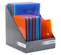 HERMA 20130 Pochette porte-documents HERMA, PP, couleurs assorties, présentoir de comptoir