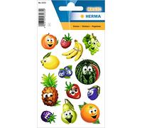 Herma Autocollants Sticker MAGIC 'Fruits' Yeux vacillants Lot de 13 pour enfants