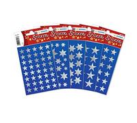 HERMA 378 Autocollants Étoiles D'argent pour La Décoration de Noël, Cadeaux, Cartes et Enveloppes - Étiquettes Auto-adhésives pour Enfants