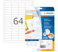 Herma 4226 Étiquettes correction/couverte 48,3 x 16,9 A4 Blanc