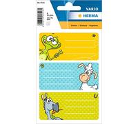 Herma 5516 de nom Manche Étiquettes pour figurines de l'école motif Blague, format 7, 6 x 3, 5 cm Contenu par Contenu : 9 étiquettes