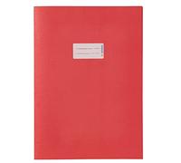 HERMA 5532 Lot de 10 protège-cahiers en papier recyclé épais et couleurs riches pour cahiers d'école Rouge Format A4