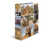 Classeur à levier 'Animals', A4, animaux d'Afrique