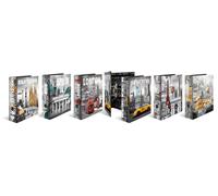 HERMA 7169 Chemises à motifs A4, 70 mm, « métropoles tendance », lot de 10 motifs différents