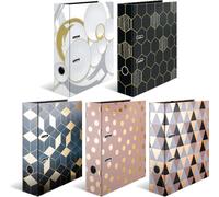 HERMA 7178 Reliures à motifs A4 70 mm Fashion&Style set de 5 modèles différents