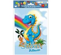 Herma Album de broderie Dinosaure Format A5 Bleu