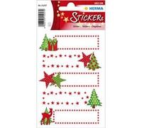 HERMA Autocollants de Noel DECOR 'étoiles & sapin', G