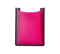 HERMA Boîte de classement A4 - Cartable ouverte sur le dessus - 34,5 x 26 x 7 cm - En plastique rose - Pour classeurs, livres, cahiers d'école, blocs et documents, porte-documents stable pour enfants