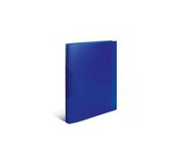 HERMA Classeurs á 2 anneaux A4 Translucide Bleu foncé, dos de 25 mm, Classeur souple en plastique, Avec compresseur