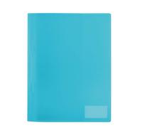 Chemise à lamelle, PP, A4, bleu clair translucide