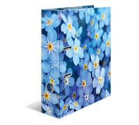 Classeur à motifs fleurs 'Blue Flowers', A4