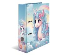 Herma Classeur Licorne Heureuse A4 7 cm de large motif pour enfants impression intérieure