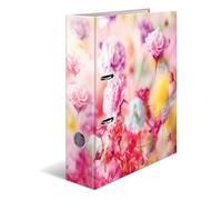 Herma Classeur A4 Spring Flowers motif de fleurs rose 7 cm pour enfants