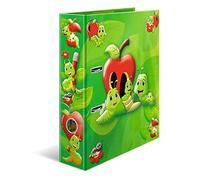HERMA Classeur A4 vert pomme, 7 cm de large, avec motif de maternelle, classeur coloré avec impression intérieure pour garçons, filles et enfants