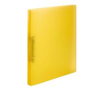 Herma Classeur souple à 2 anneaux A4 Plastique translucide Jaune Dos 25 mm