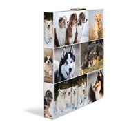 Classeur à anneaux 'chiens', A4, mécanisme à 4 anneaux