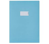 Protège-cahier, A4, en papier, bleu clair