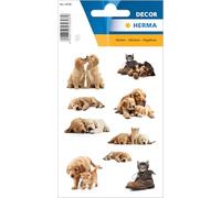 HERMA Decor Stickers Whelps 3 Sheets - étiquette auto-adhésif