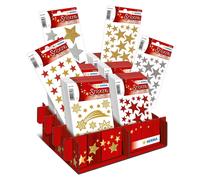 Herma Displ. Magic Weihn. Glittery Sterne (60)