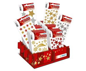 Herma Displ. Magic Weihn. Glittery Sterne (60)