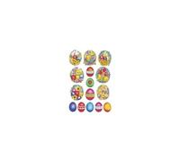 Stickers de Pâques DECOR 'Fleurs et poussins'