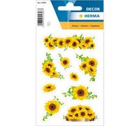 Herma Etui 27 Stickers Fleurs Pour Enfants Tournesols
