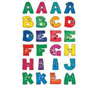 Herma Autocollants Lettres A-Z 20 mm Papier Visages amusants 2 planches