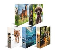 HERMA 20096 Assortiment HERMA de classeurs à motifs « Animaux préférés »