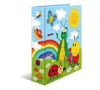 HERMA Lot de 10 classeurs A4 pour enfants - 7 cm de large - Classeurs à anneaux avec motif de maternelle - Classeur coloré avec impression intérieure - Pour garçons, filles et enfants