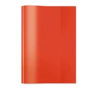 HERMA Lot de 10 protège-cahiers transparents A5 en plastique résistant et facile à nettoyer pour l'école, rouge 19885