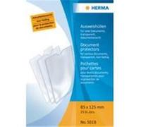 HERMA - Lot de 25 - étui 85 x 125 mm en polypropylène en paquet de 25 pièces -5018 G