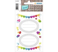HERMA Lot de 3080 autocollants cadeaux, félicitations (45 autocollants, papier, mat) autocollants, permanents motif étiquettes pour anniversaire, Noël et décoration, multicolore