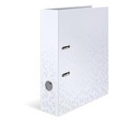 HERMA Lot de 5 classeurs A4 - Couleur : blanc - Largeur : 7 cm - Pour enfants - Avec motif - Classeur uni avec finition brillante et impression intérieure - Pour garçons et filles