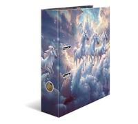 HERMA Lot de 5 classeurs A4 Fantasy Licorne - 7 cm de large - Avec motif de maternelle - Classeur coloré avec impression intérieure - Pour garçons, filles et enfants