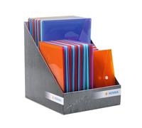 HERMA 20130 Pochette porte-documents HERMA, PP, couleurs assorties, présentoir de comptoir