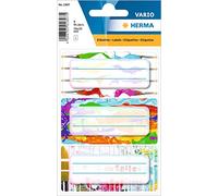 HERMA Lot de 9 étiquettes autocollantes pour livre - 76 x 35 mm - Pour l'école, les enfants, les filles, les garçons - Multicolore