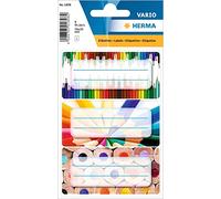 HERMA Lot de 9 étiquettes autocollantes pour livres - 76 x 35 mm - Pour l'école, les enfants, les filles et les garçons - Multicolore